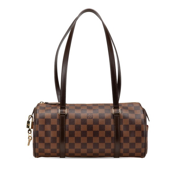 LOUIS VUITTON Brown Damier Leather Shoulder Bag - Picture 1 of 10